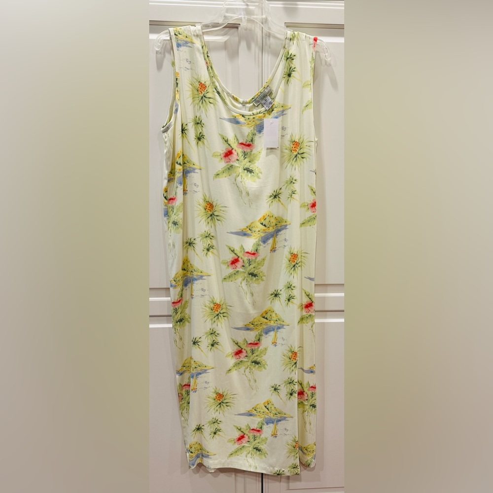 Tropical Floral Print Sundress NWT Size XL by Pineapple Moon